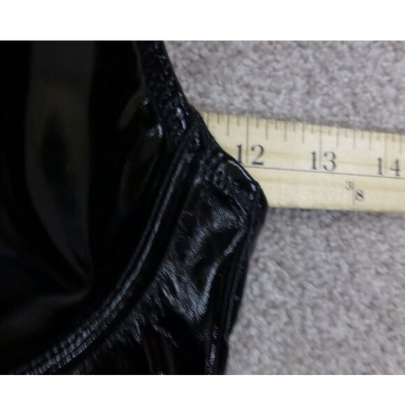 NWT Hustler Black Maxine Faux Leather Wired Dress (Size 4) - Picture 13 of 15